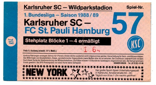 Ticket karlsruher fc - bl,