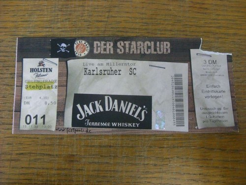 1999 ticket st pauli - ticket:,