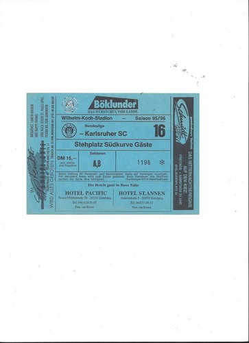 Sammler ticket pauli - :, fc