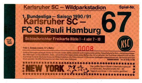 Ticket karlsruher fc - bl,